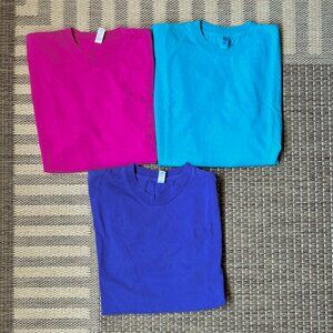 Los Angeles Apparel retro primary boxy tees 3 pack🔥
